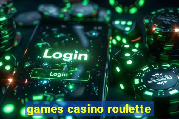 games casino roulette