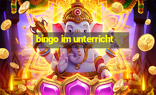 bingo im unterricht