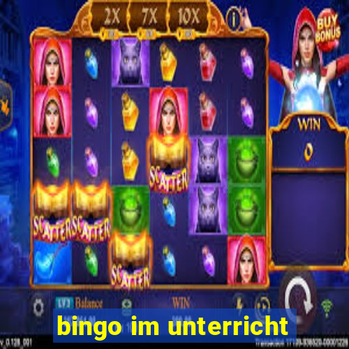 bingo im unterricht