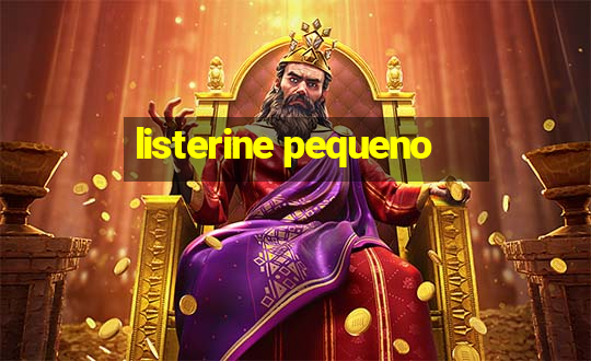 listerine pequeno