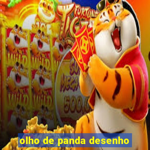 olho de panda desenho