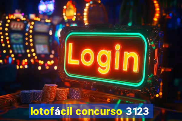 lotofácil concurso 3123