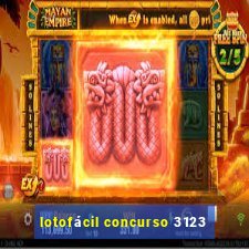 lotofácil concurso 3123