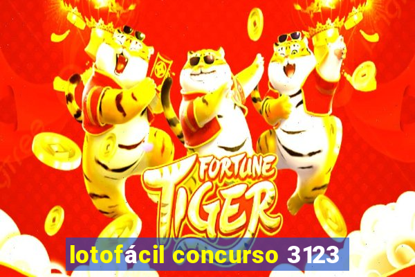 lotofácil concurso 3123