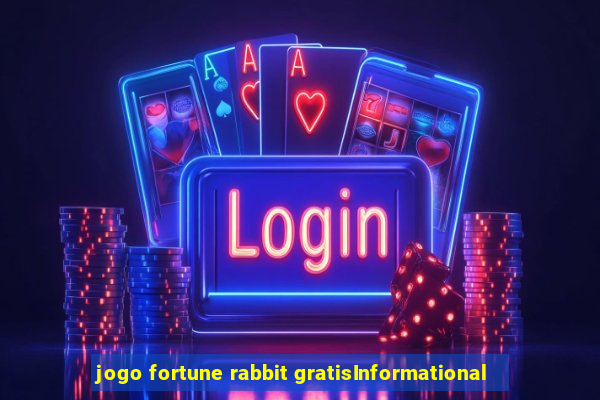 jogo fortune rabbit gratisInformational