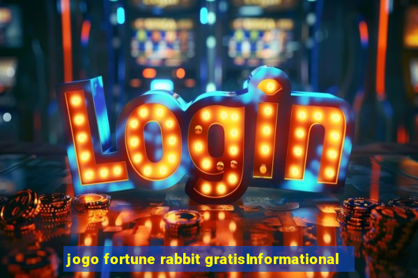 jogo fortune rabbit gratisInformational