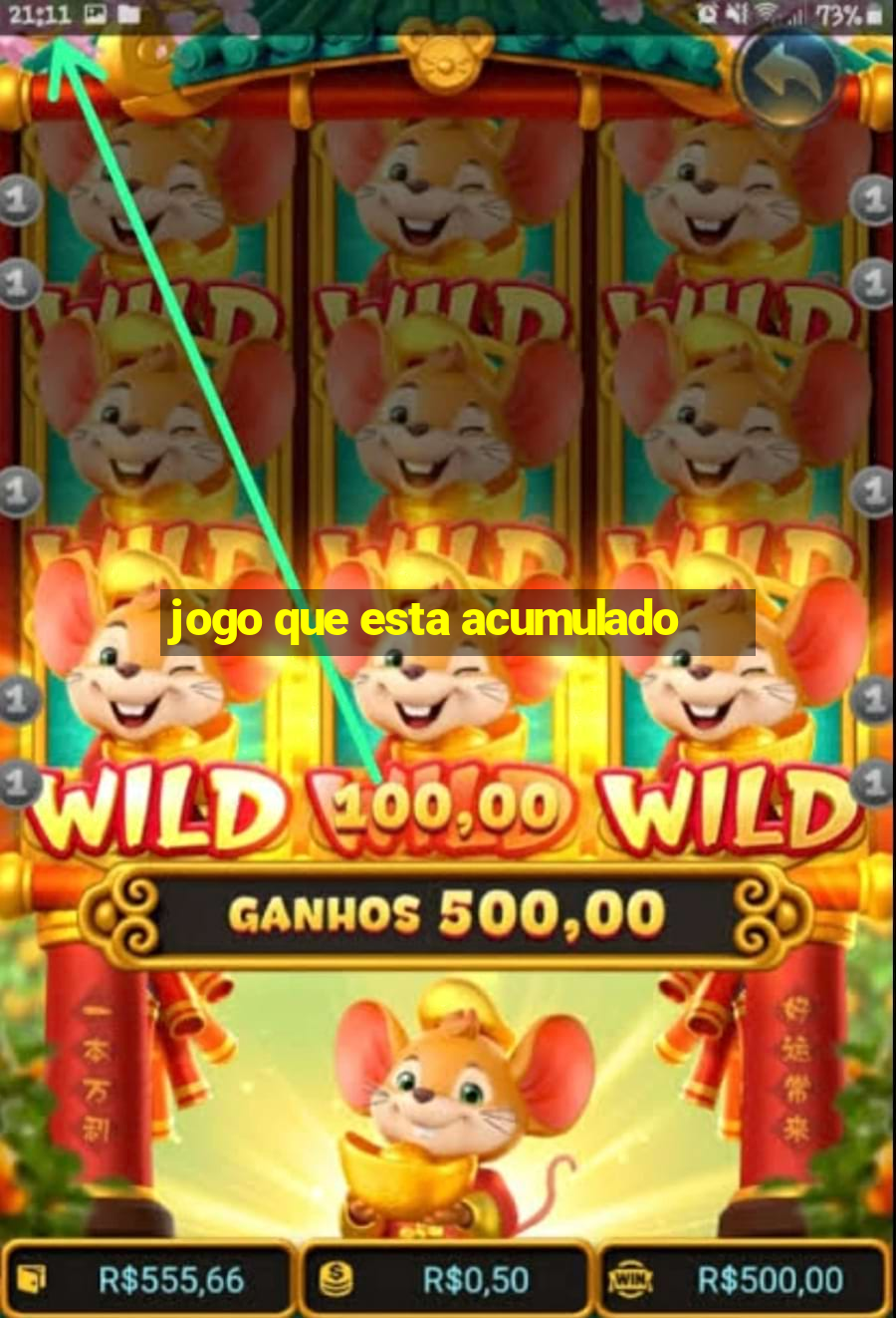 jogo que esta acumulado