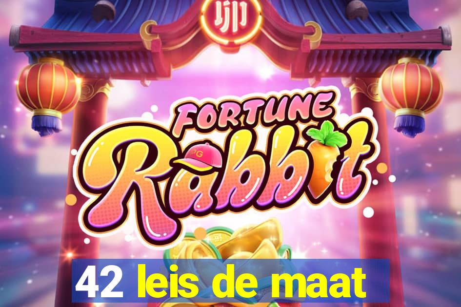 42 leis de maat