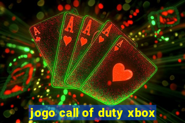 jogo call of duty xbox