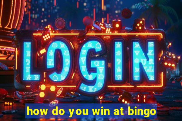 how do you win at bingo