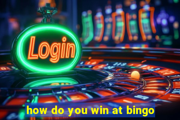 how do you win at bingo