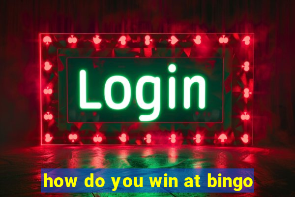 how do you win at bingo