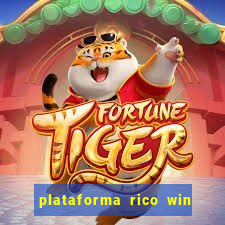 plataforma rico win paga mesmo