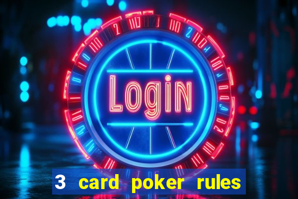 3 card poker rules in casino