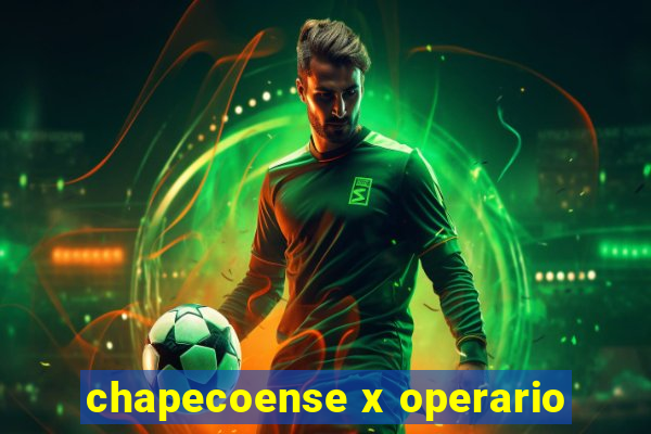 chapecoense x operario