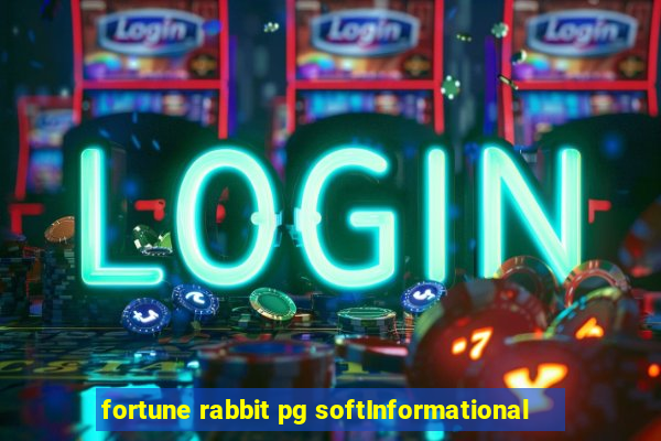 fortune rabbit pg softInformational