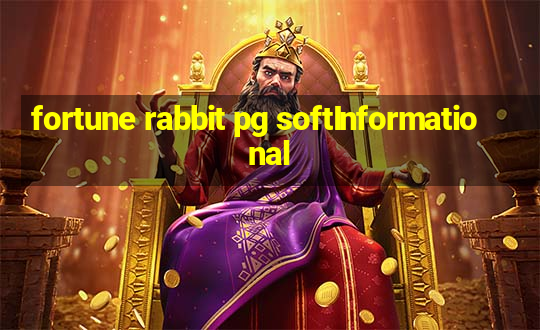 fortune rabbit pg softInformational