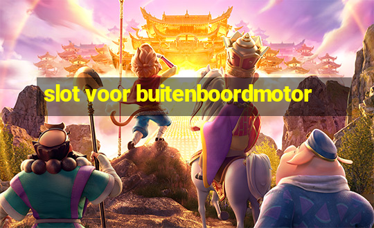 slot voor buitenboordmotor