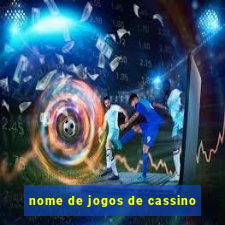 nome de jogos de cassino