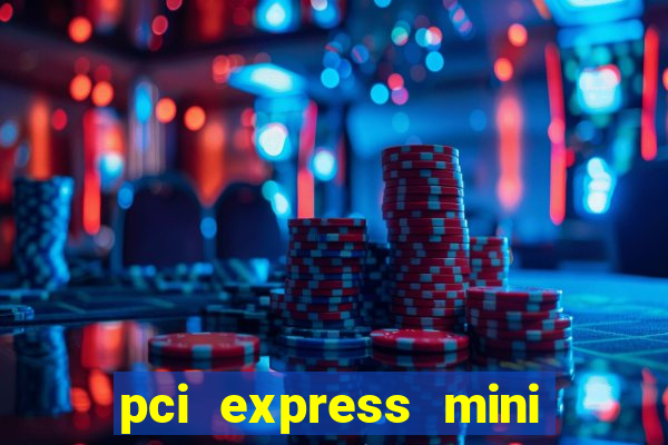 pci express mini card slot