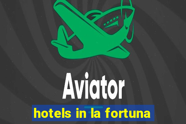 hotels in la fortuna