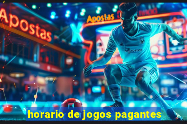 horario de jogos pagantes