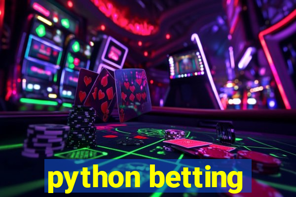 python betting