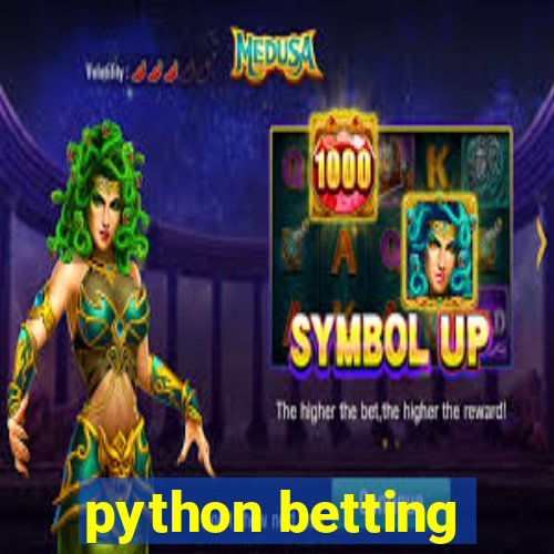 python betting