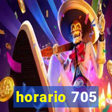 horario 705