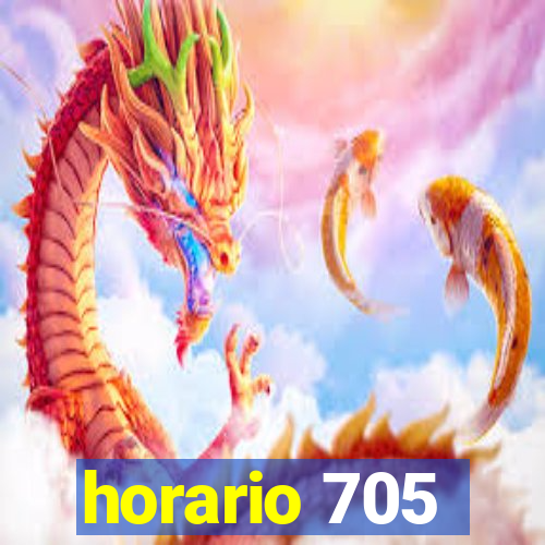 horario 705