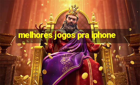 melhores jogos pra iphone