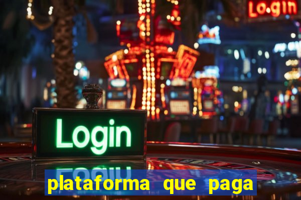 plataforma que paga no cadastro slots