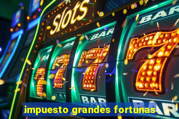 impuesto grandes fortunas