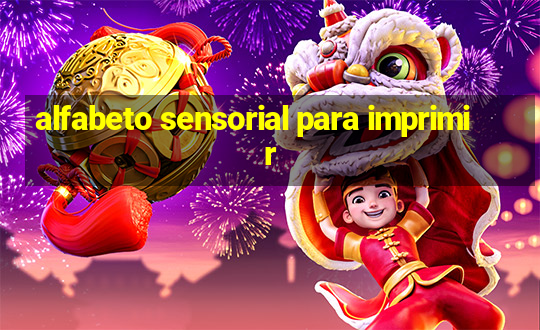 alfabeto sensorial para imprimir