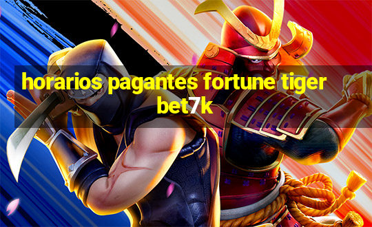 horarios pagantes fortune tiger bet7k