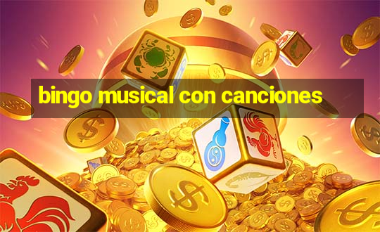 bingo musical con canciones