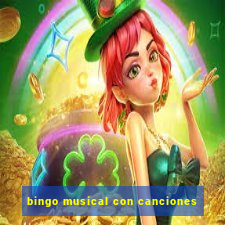 bingo musical con canciones