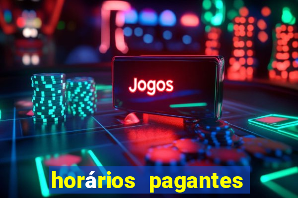 horários pagantes pg soft