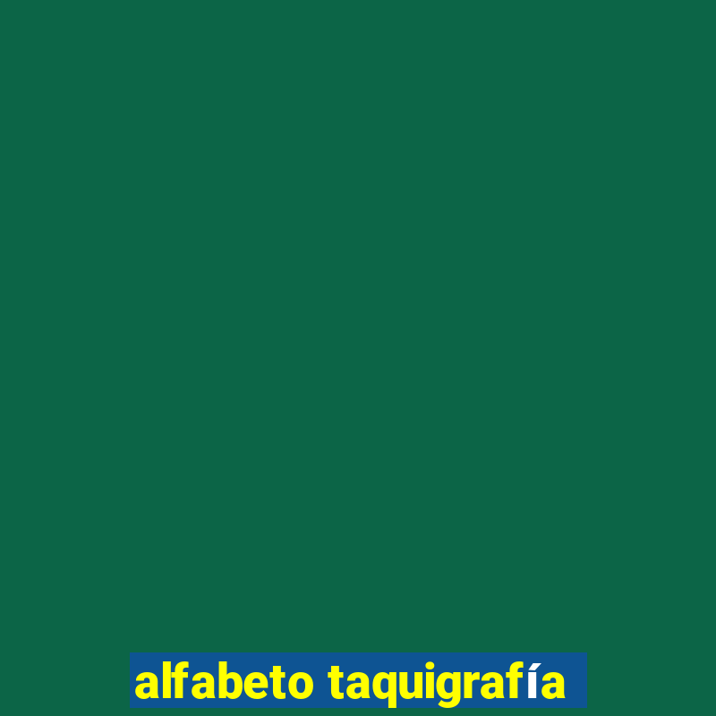 alfabeto taquigrafía