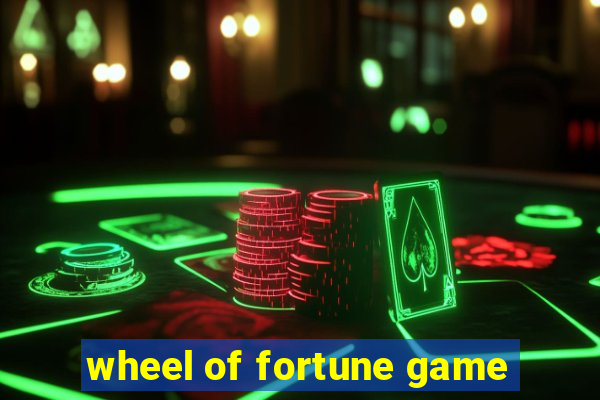 wheel of fortune game