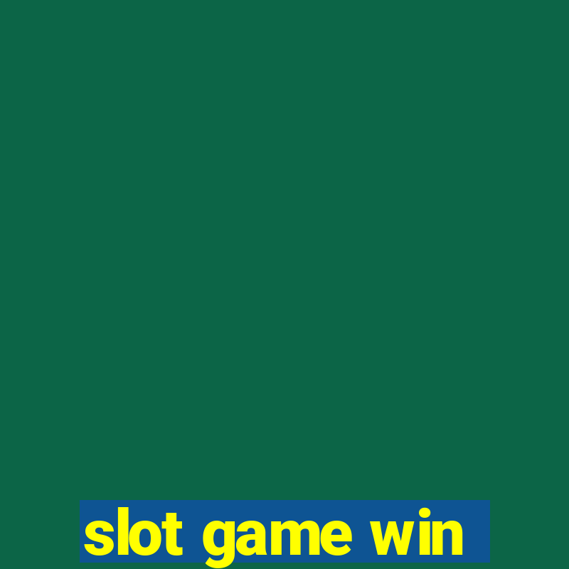 slot game win