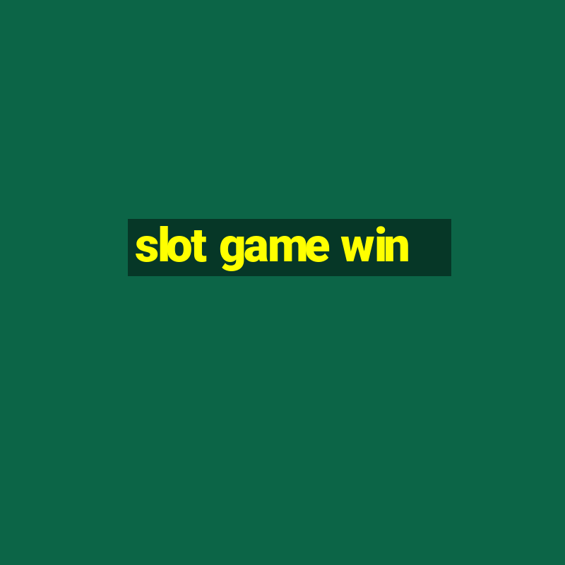 slot game win