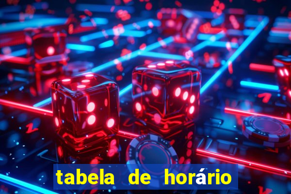 tabela de horário do fortune tiger