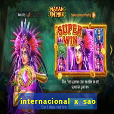 internacional x sao paulo palpite