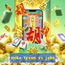 mike tyson vs jake paul onde assistir