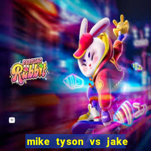 mike tyson vs jake paul onde assistir