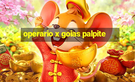 operario x goias palpite