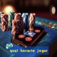 qual horario jogar no tigrinho