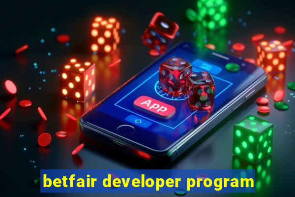 betfair developer program