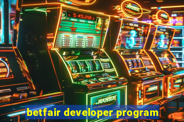 betfair developer program